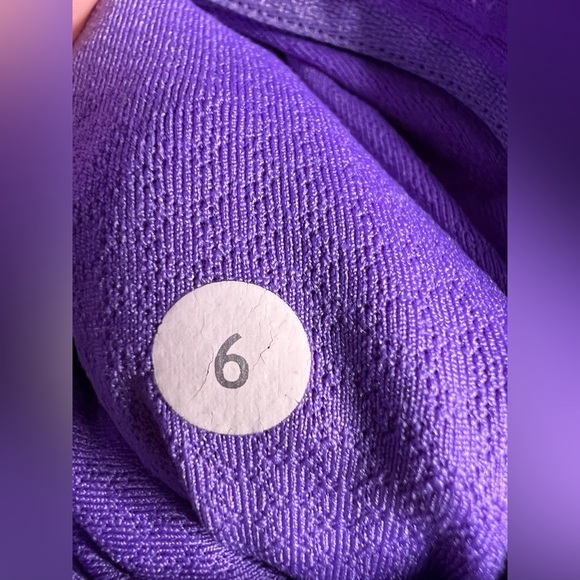 Lululemon Stride Jacket Women's Size 6 Two Tone Purple Long Sleeve Thumb Holes - Picture 7 of 8